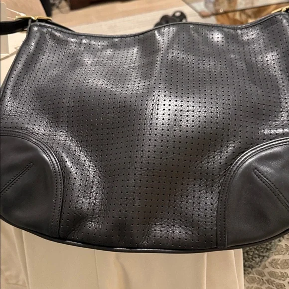 Vintage Coach 9218 Black Leather Shoulder Bag - Picture 4 of 13